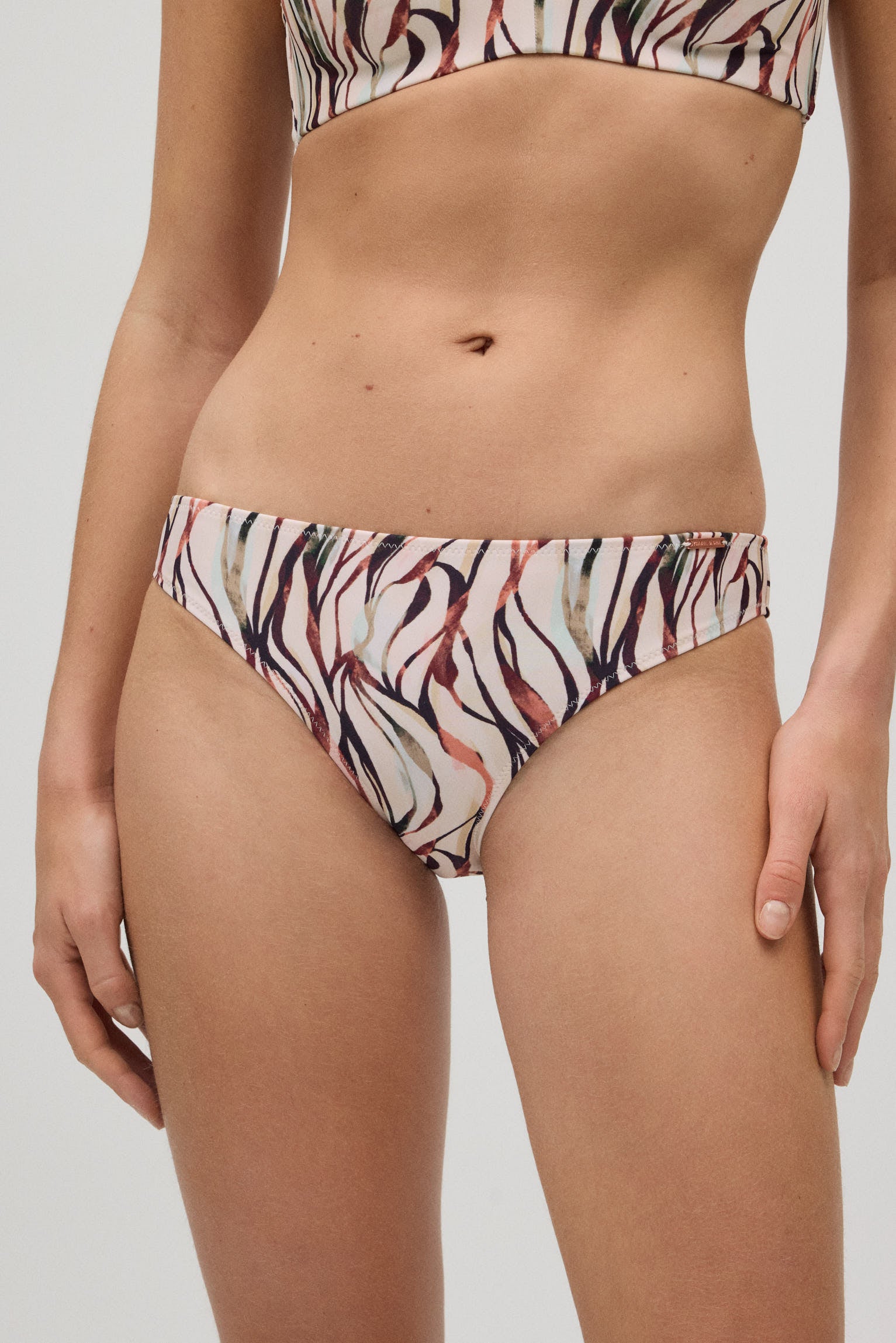 Braga bikini estampada