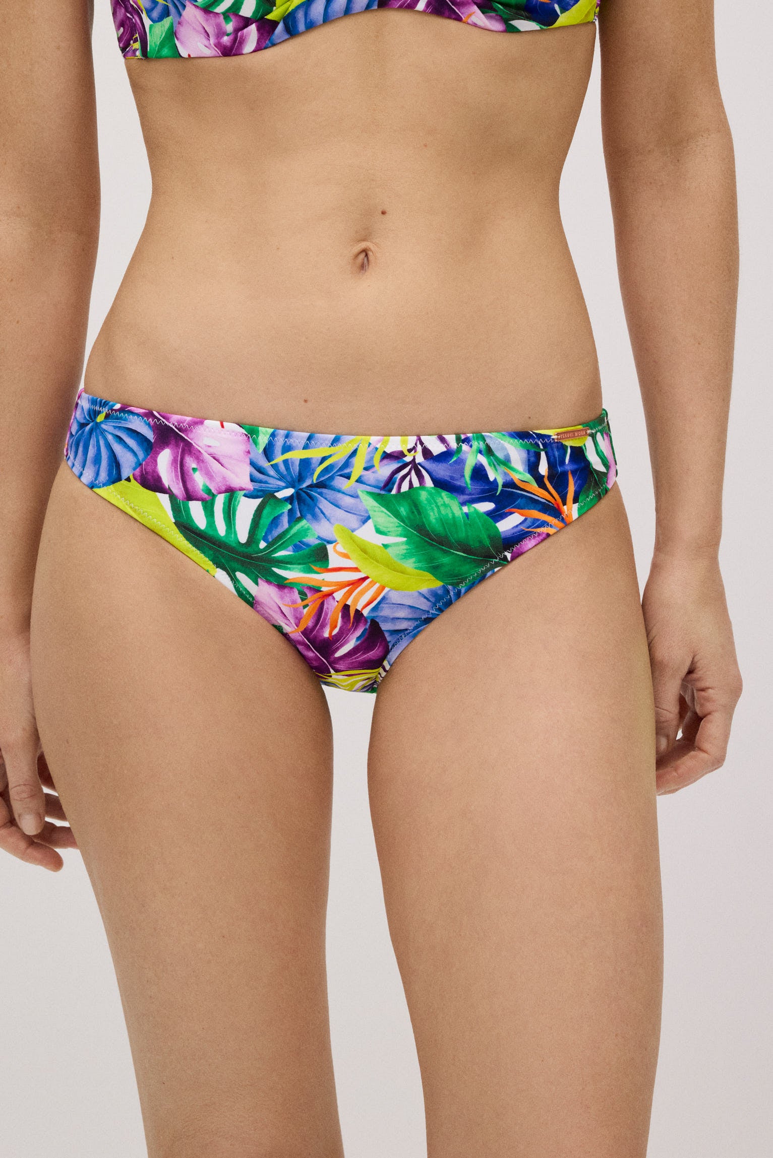 Braga bikini estampado tropical