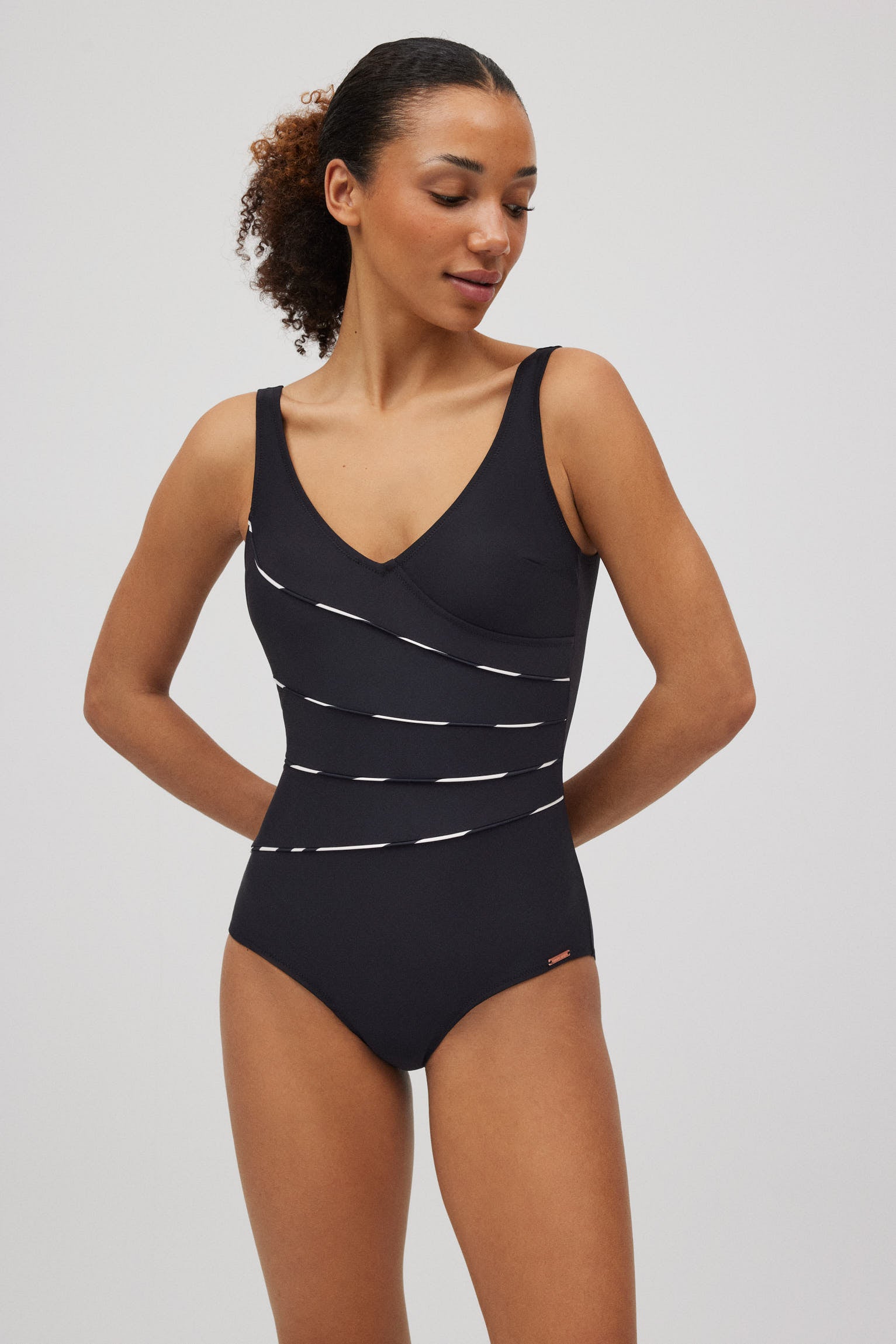 Bañador reductor negro