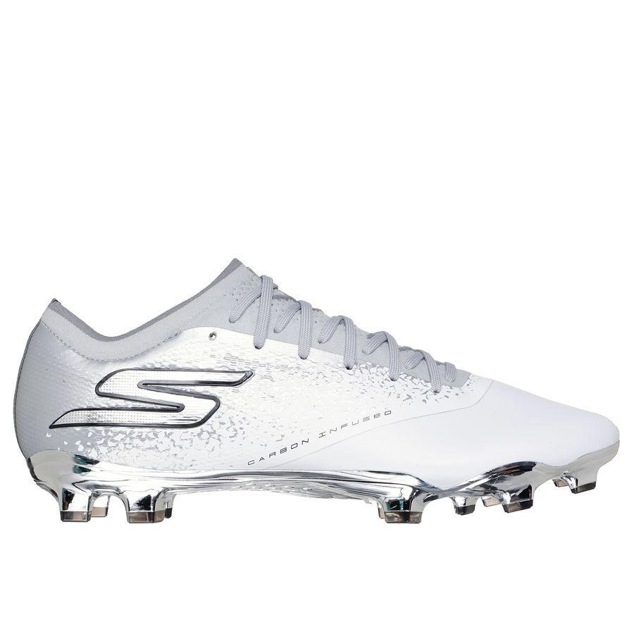 Skechers Razor 1.5 Elite FG Electrum - Blanco/Plata