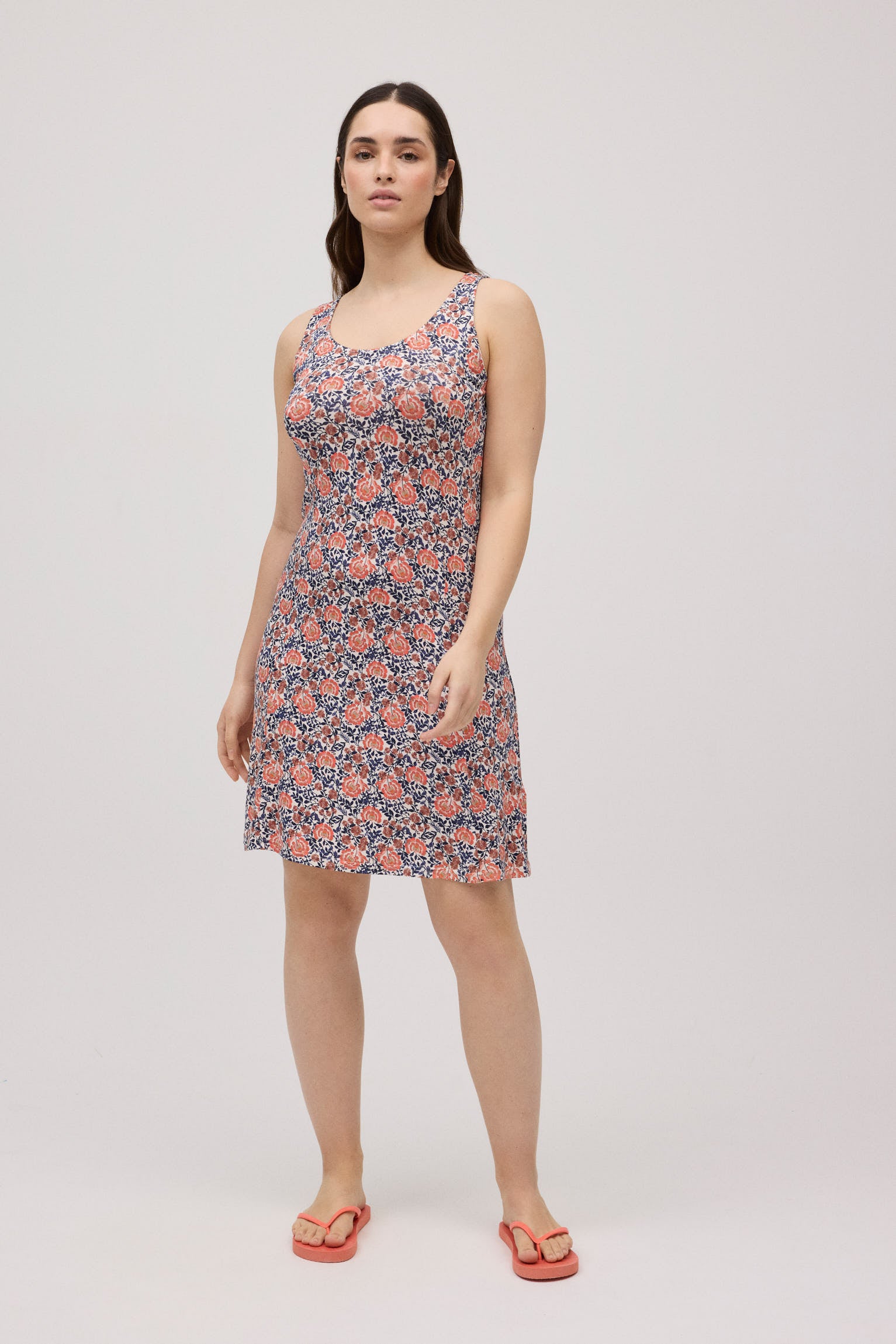 Vestido detalle espalda estampado floral