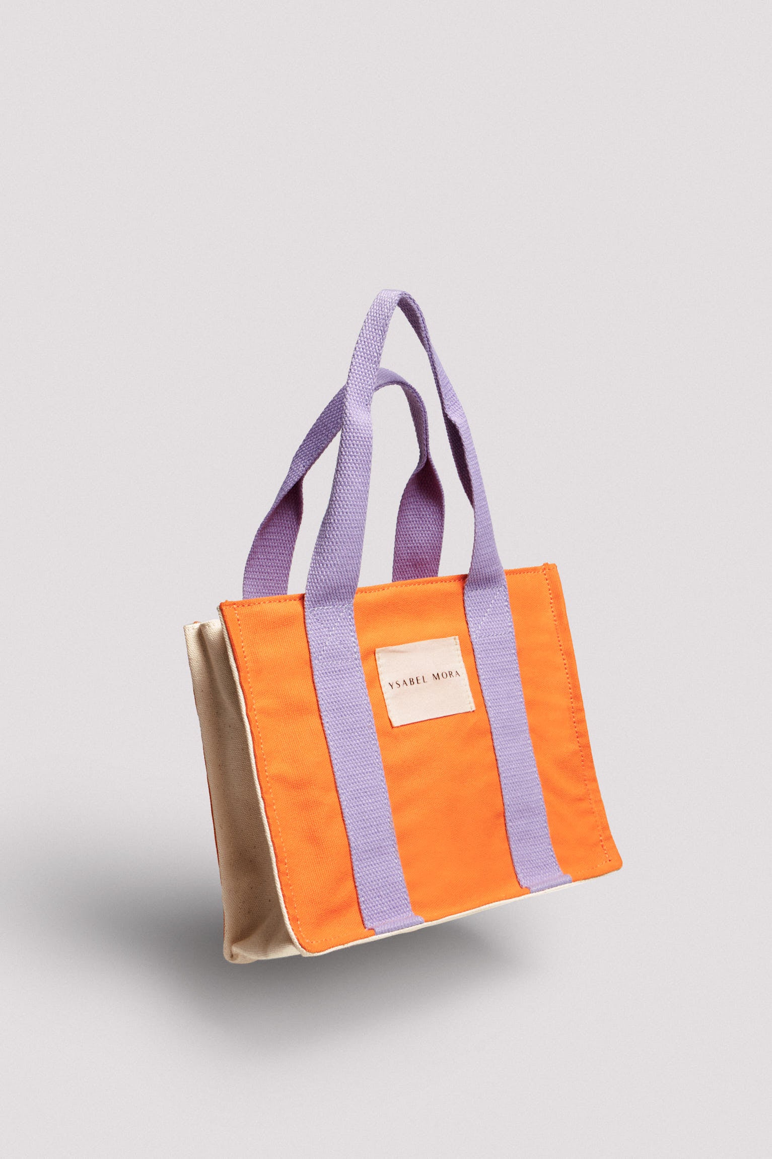 Bolso mini naranja contraste colores