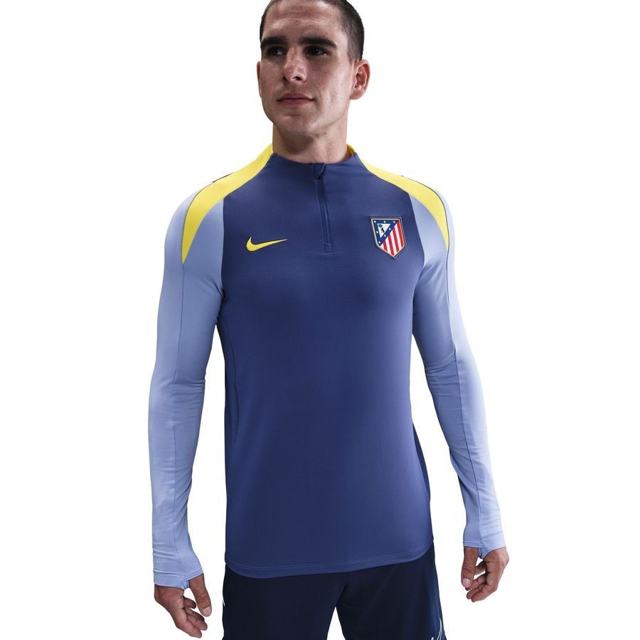 Atletico Madrid Camisa de entrenamiento Dri-FIT Strike Drill - Púrpura/Amarillo