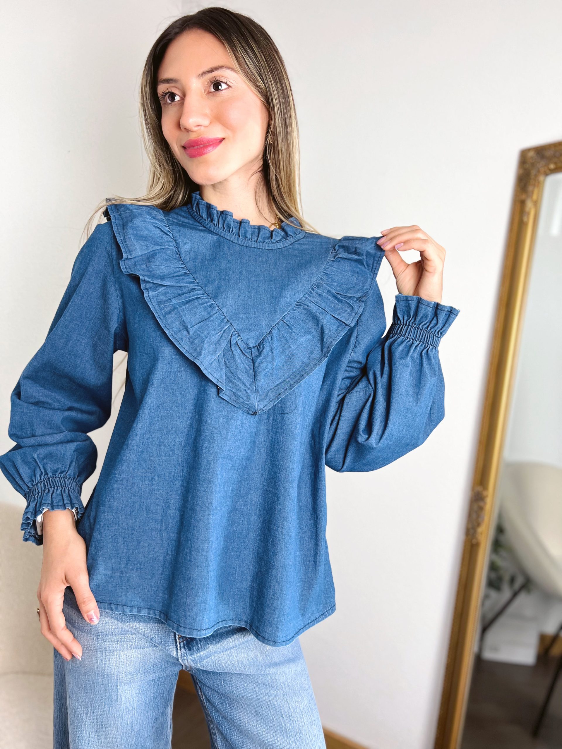 Blusa Denim Sofia