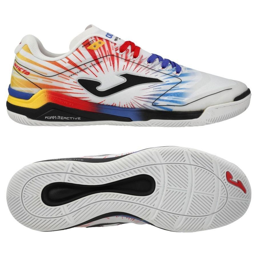 Joma Invicto IN - Blanco/Rojo