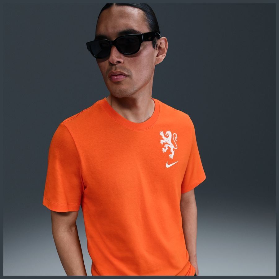 Holanda Camiseta Crest Women's EURO 2025 - Naranja de seguridad