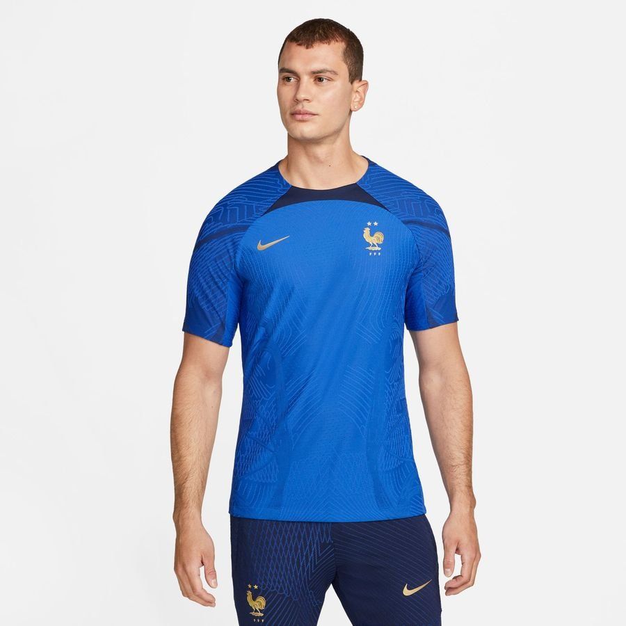 Francia Camiseta de entrenamiento Dri-FIT ADV Strike Elite 2022/23 - Juego real/Oro metálico
