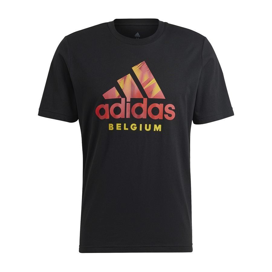 Bélgica Camiseta DNA Graphic - Negro