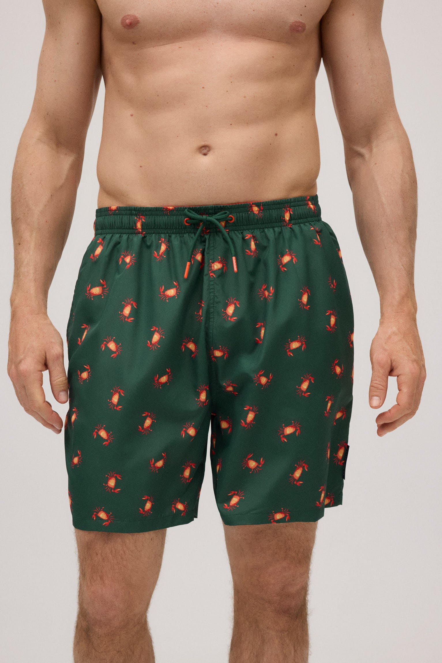 Bañador largo ligero estampado seafood