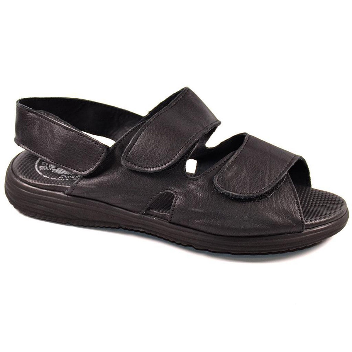 926 DUENDY SANDALIA Hombre Piel con velcro para Pies delicados