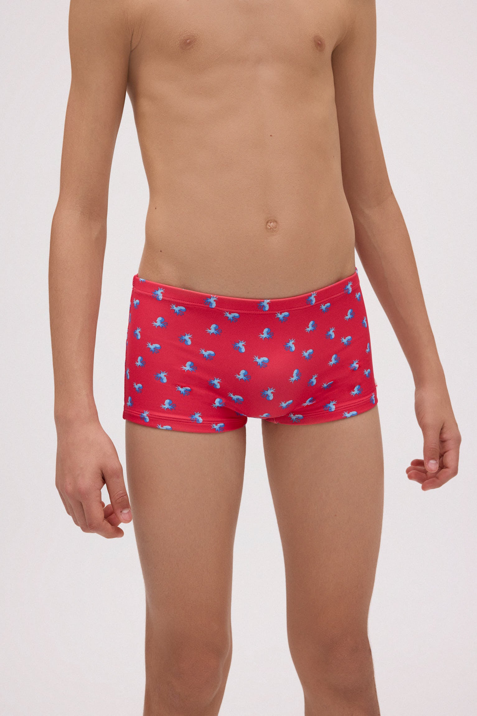 Bañador bóxer niño estampado pulpos