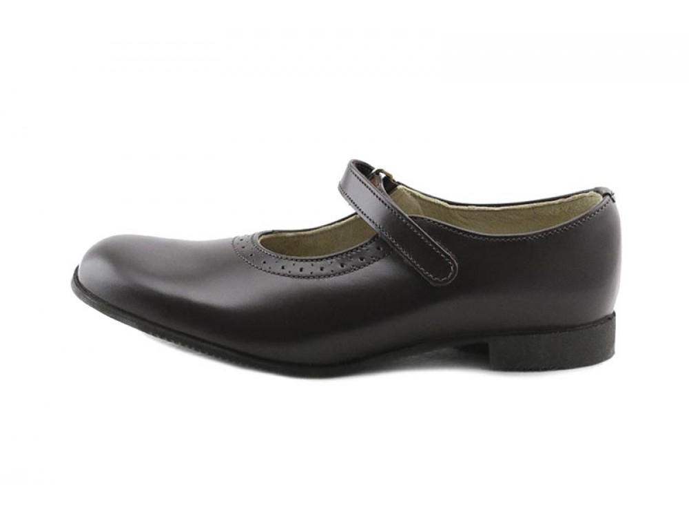 Mercedita piel marrón con velcro Start- Rite