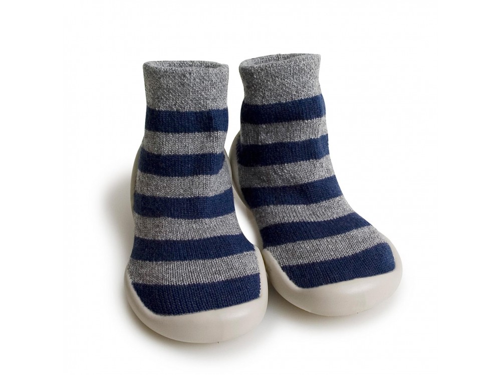 Zapatilla para casa calcetín rayas 956C de Collegien