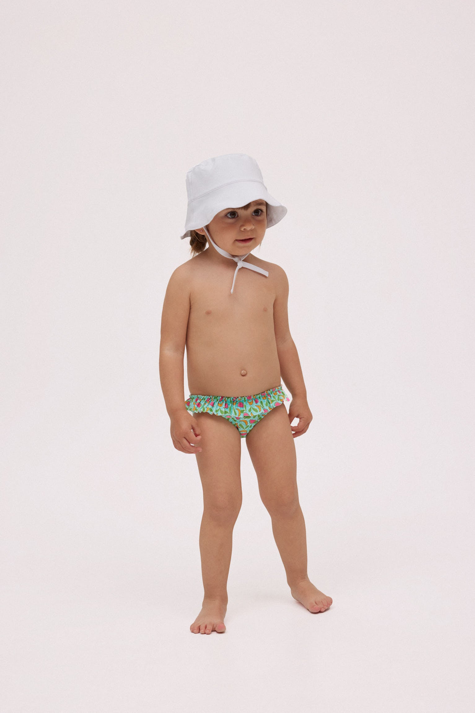 Bañador culetín bebé estampado frutas