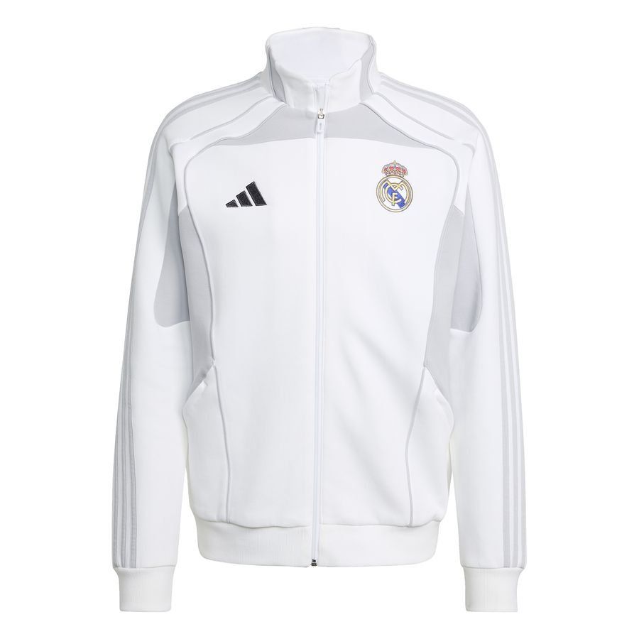 Real Madrid Track Top Urban Purist - Blanco/Gris liso claro