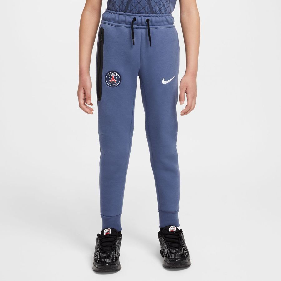 Paris Saint Germain Pantalones de chándal NSW Tech Fleece - Azul difuso/Blanco Niños