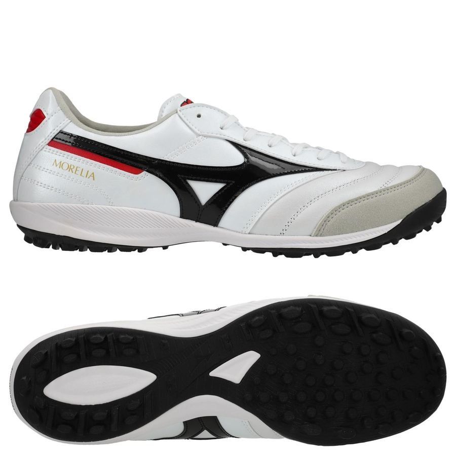 Mizuno Morelia Sala Elite TF - Blanco/Negro/Rojo chino