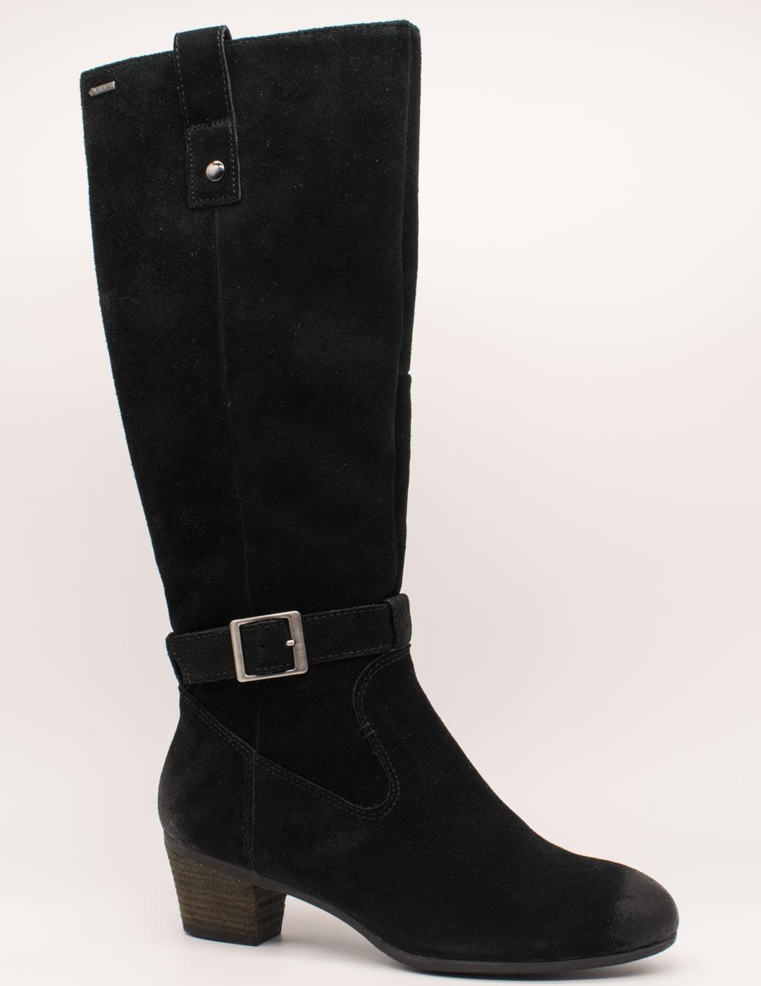 Bota Clarks Melanie Hi GTX black de mujer.