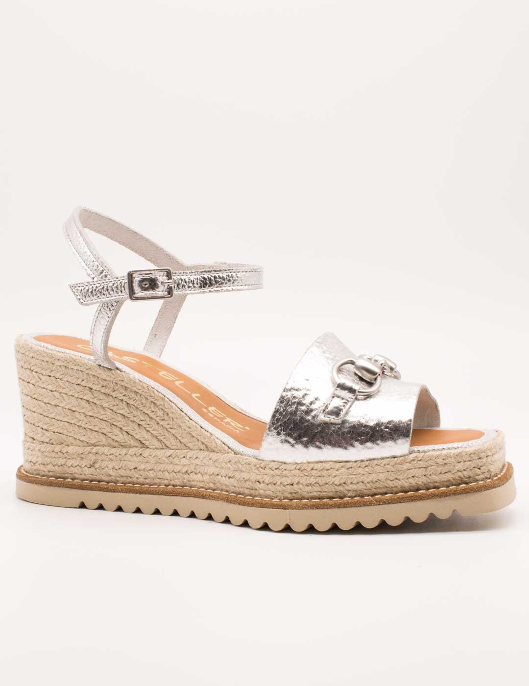 Sandalia Casteller 891 York Argento de Mujer