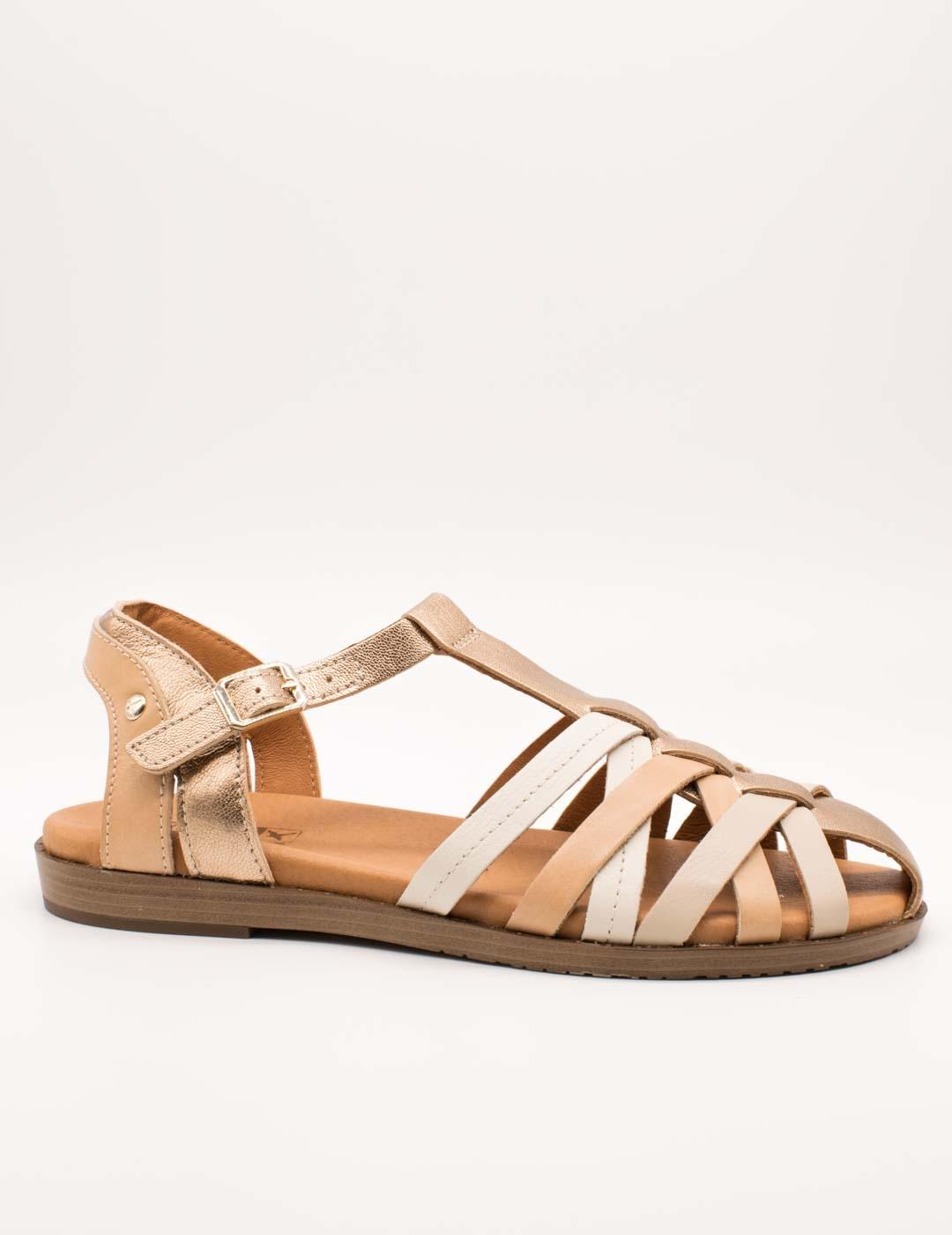 Sandalia Pikolinos W8Q Formentera Champan de Mujer