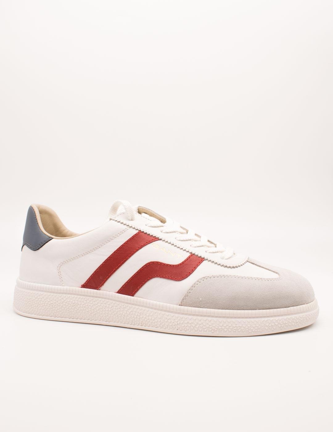 Deportivo Gant 28631482 Cuzmo White-Red de Hombre