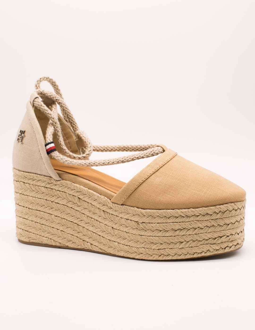 Alpargata Tommy Hilfiger FW07746 Khaki de Mujer