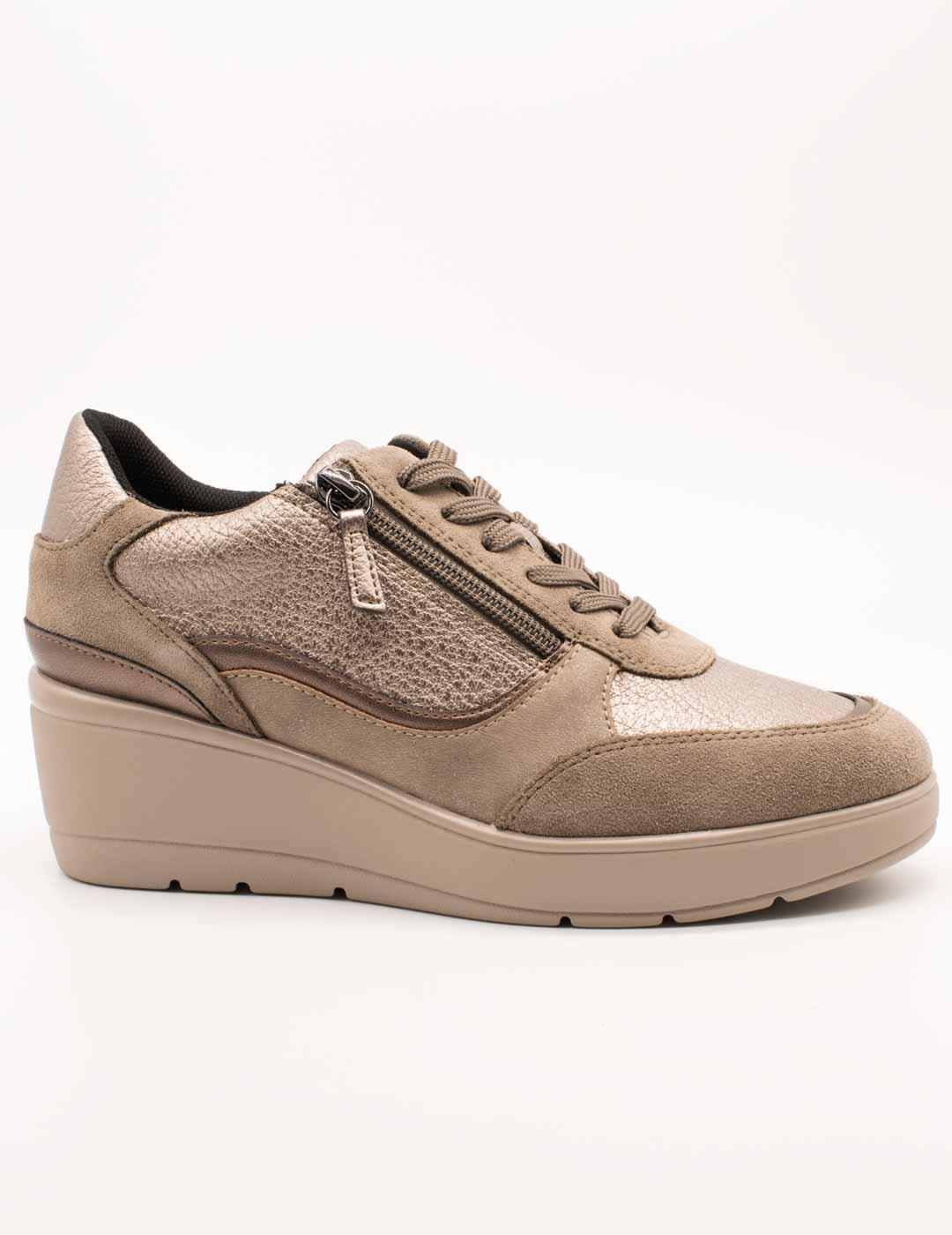 Deportivo Geox D46RAA 02N22 C6029 Ilde Taupe de Mujer