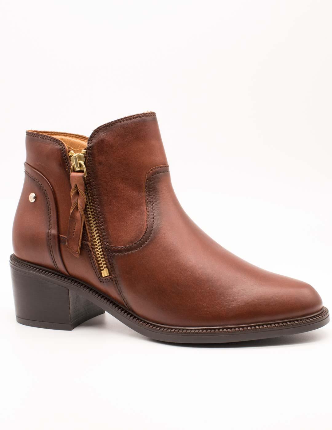 Botín Pikolinos W2D-8674 Bacarot Cognac de Mujer