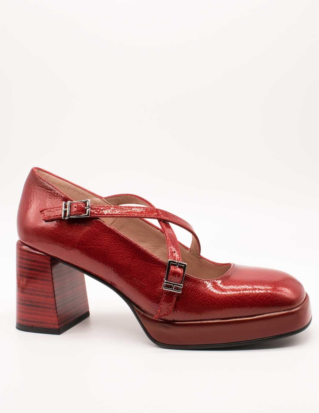 Zapato Hispanitas Tokio Carmin de Mujer