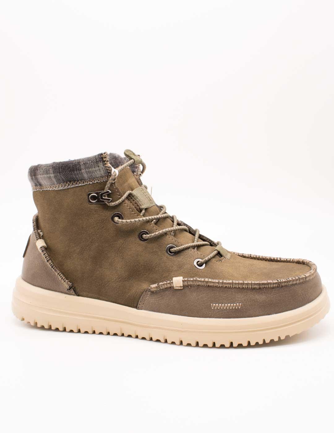 Botín Hey Dude HD42067 Bradley Walnut de Hombre