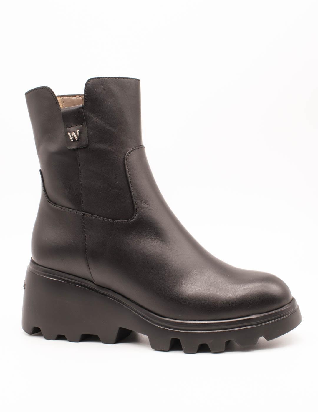 Botín Wonders G-7007 Wonderdry Negro de Mujer