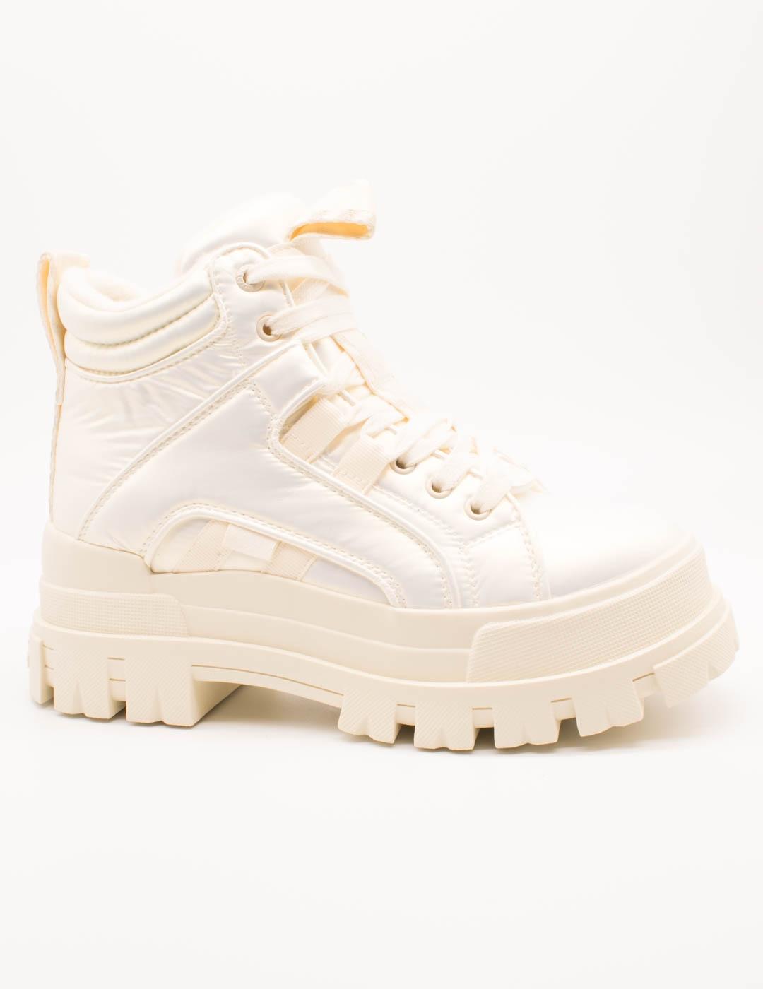 Botín Buffalo BN1622500 Aspha White de Mujer