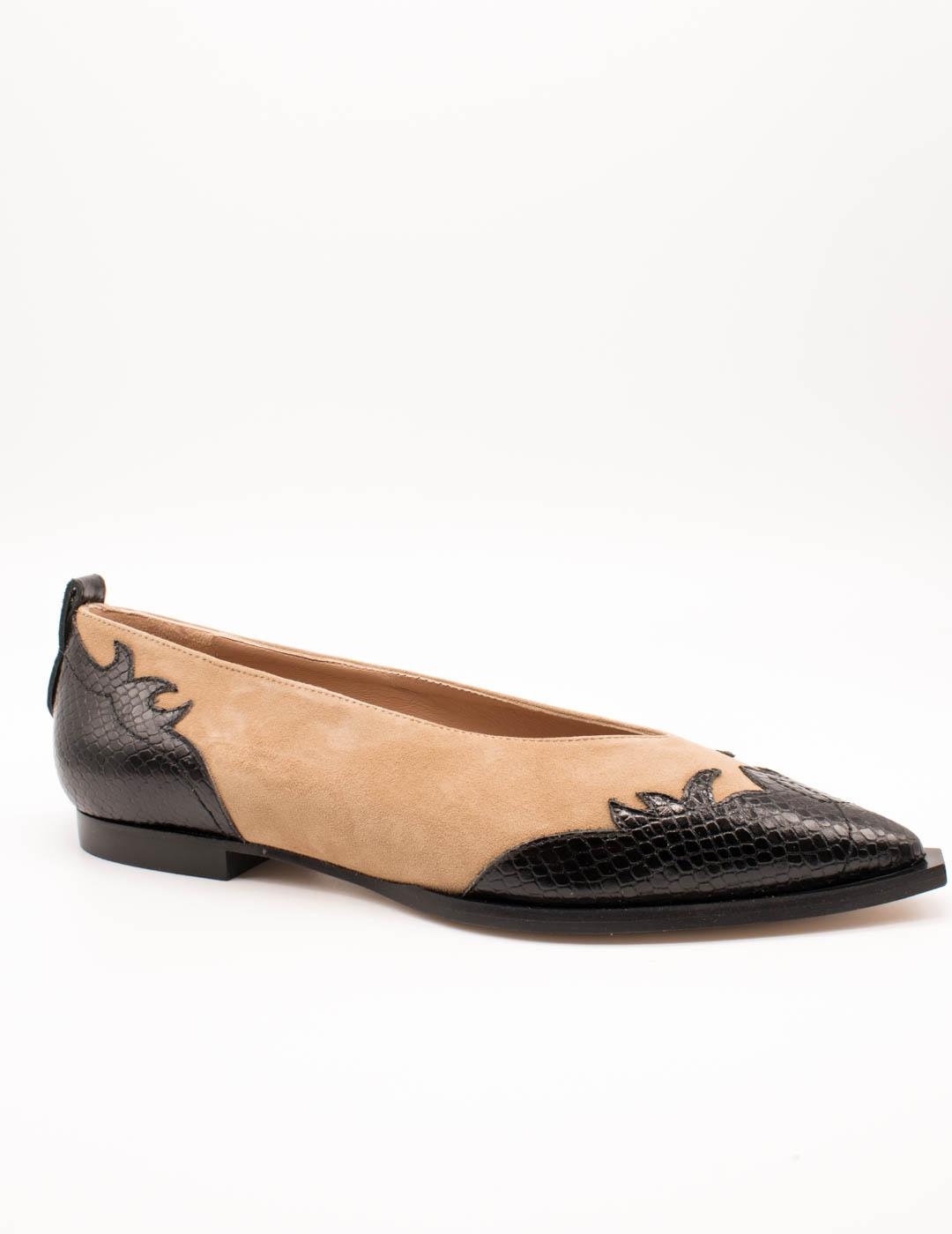 Bailarina Miuxa Zony Negro y Camel de Mujer