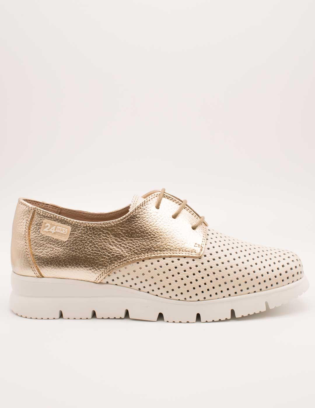 Zapato 24HRS 26430 Natura-S Lino Jazmin de Mujer