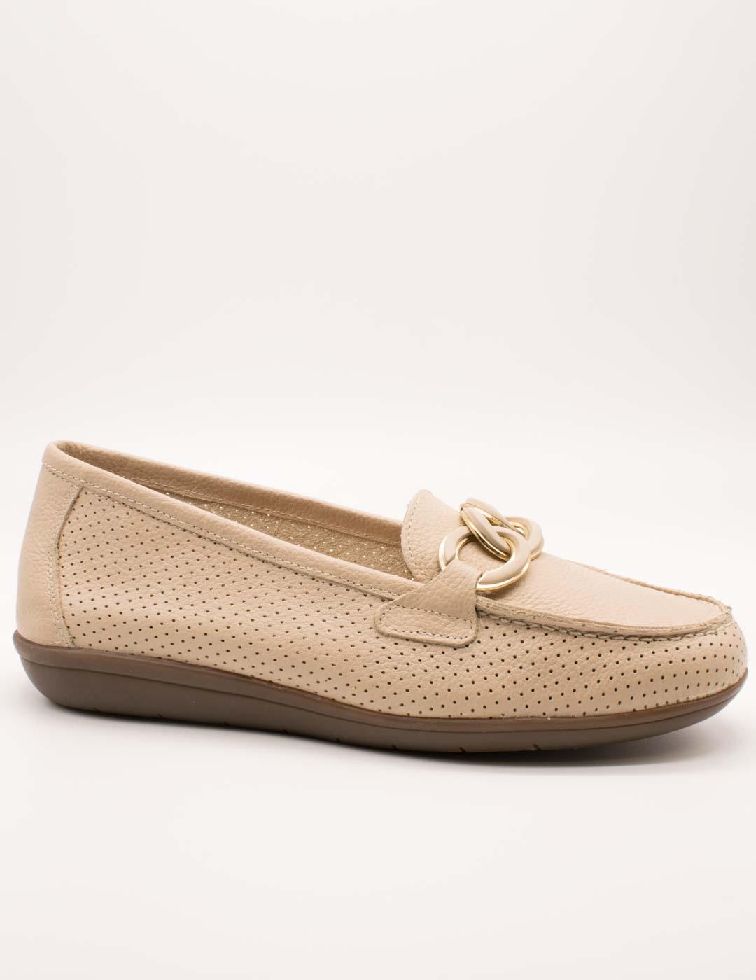 Zapato 24HRS 26456 Indios Beige de Mujer