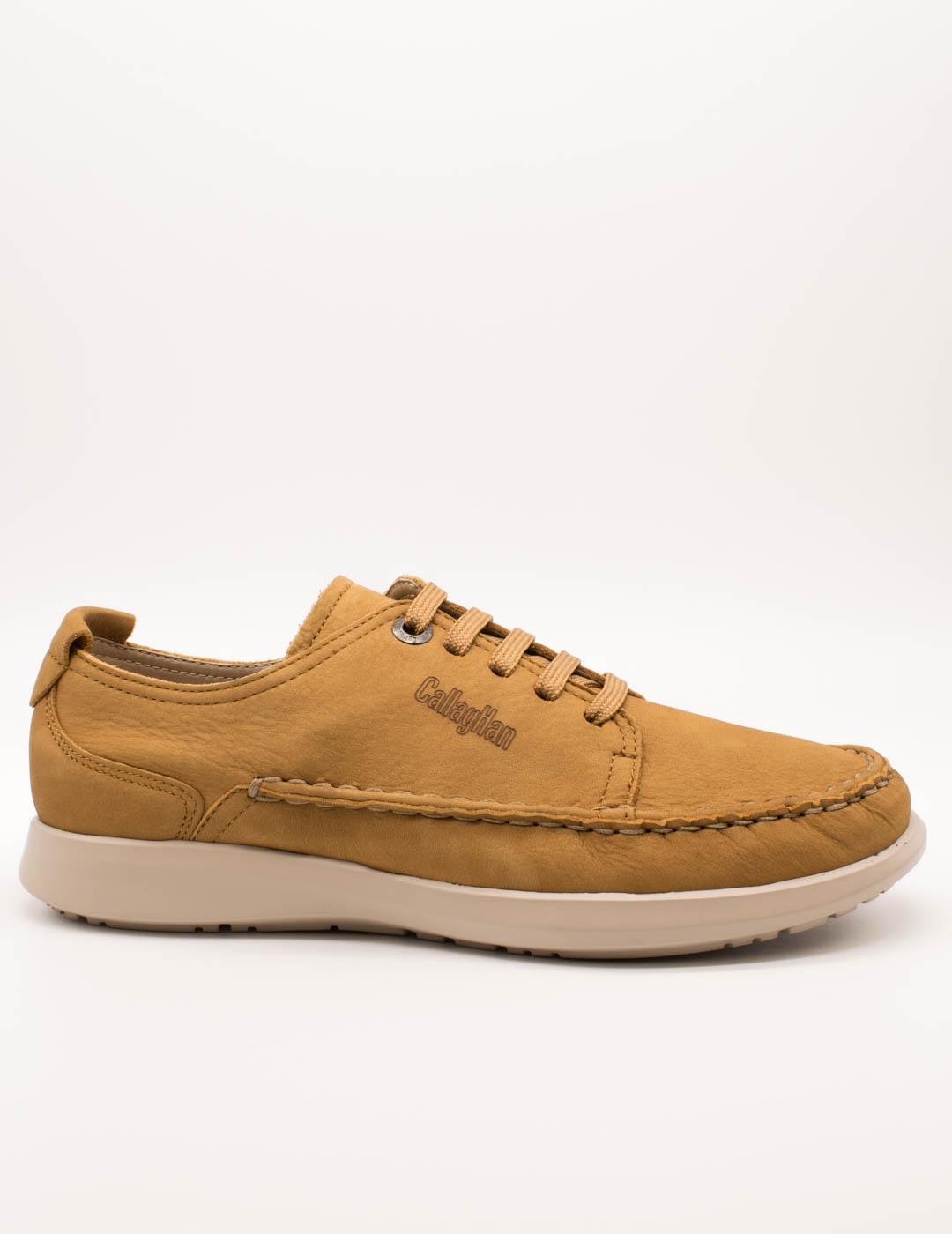 Zapato Callaghan 62200 Nobuk Soft Haya de Hombre