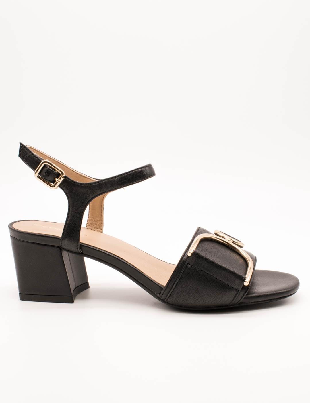 Sandalia Geox New Eraklia Negro de Mujer