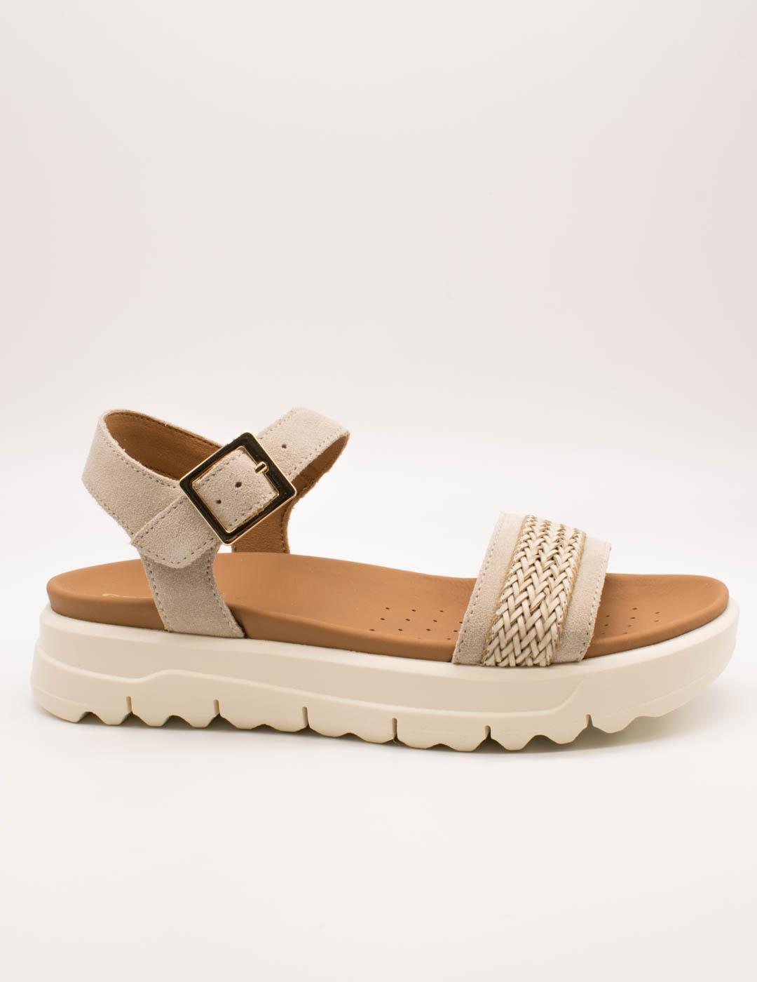 Sandalia Geox D55SZC 00022 C6738 Xand Taupe de Mujer
