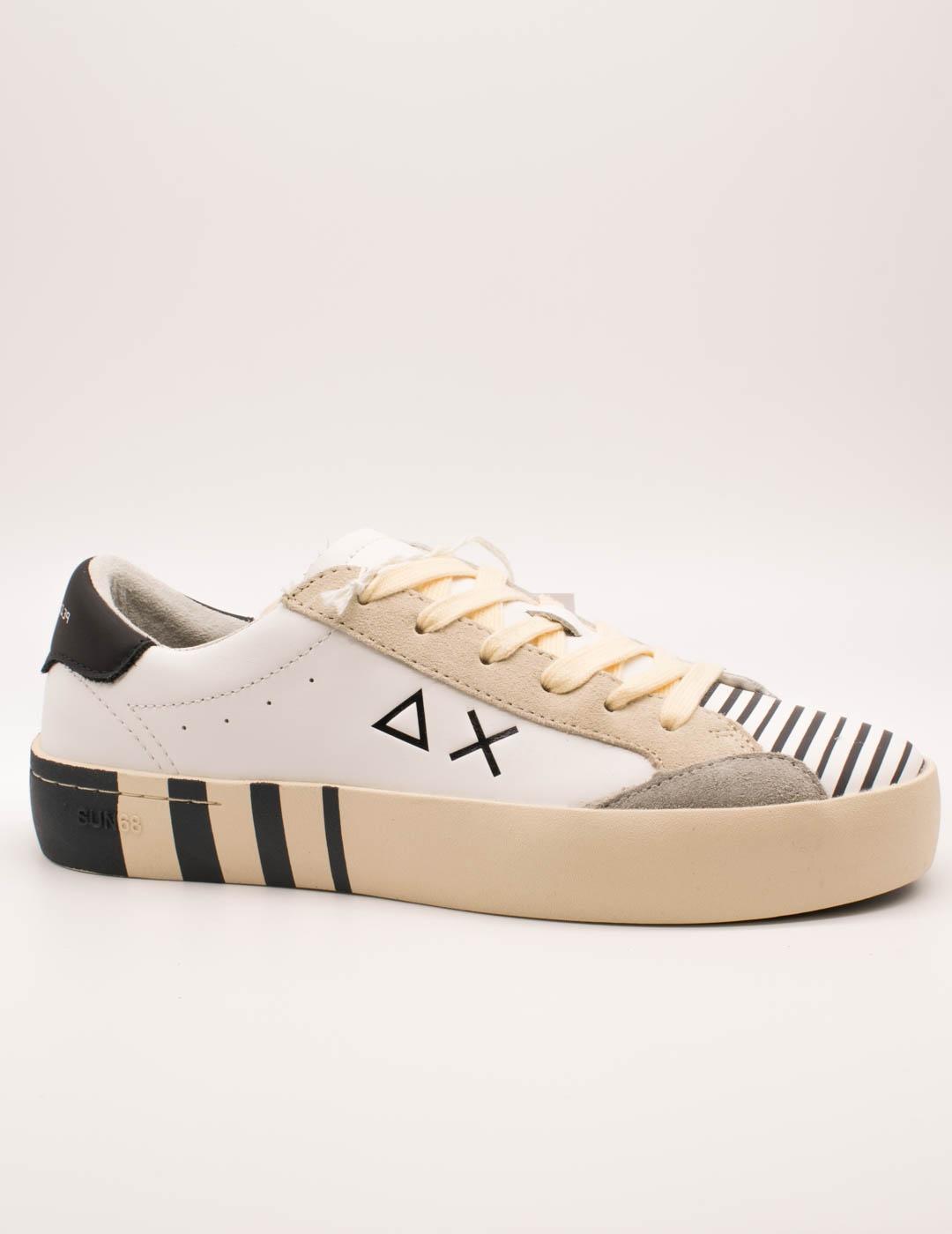 Deportivo SUN68 SCPZ35139 Street Paint Blanco de Hombre