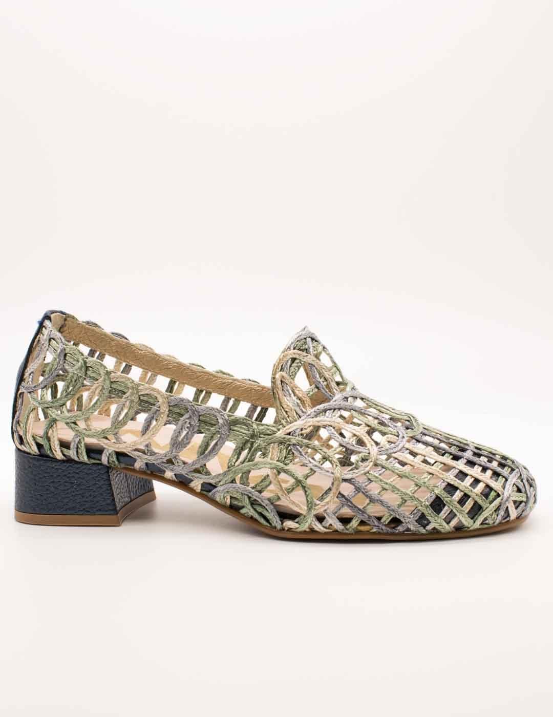 Zapato Nival 15774 Rafia Multicolor de Mujer