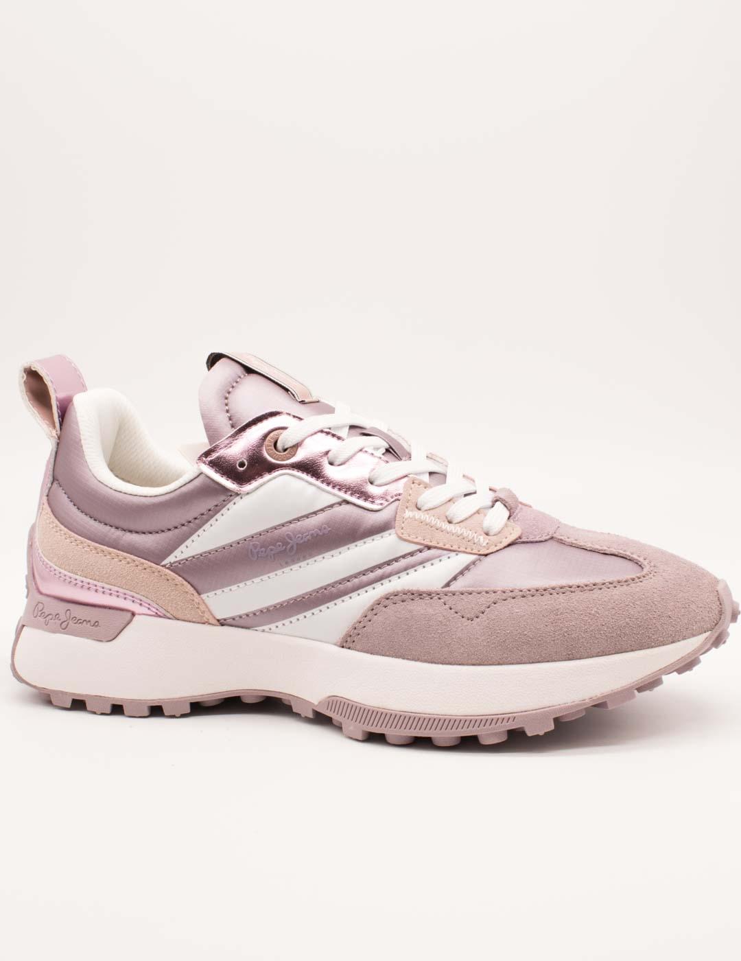 Deportivo Pepe Jeans PLS60045 Lucky Pale Lila de Mujer