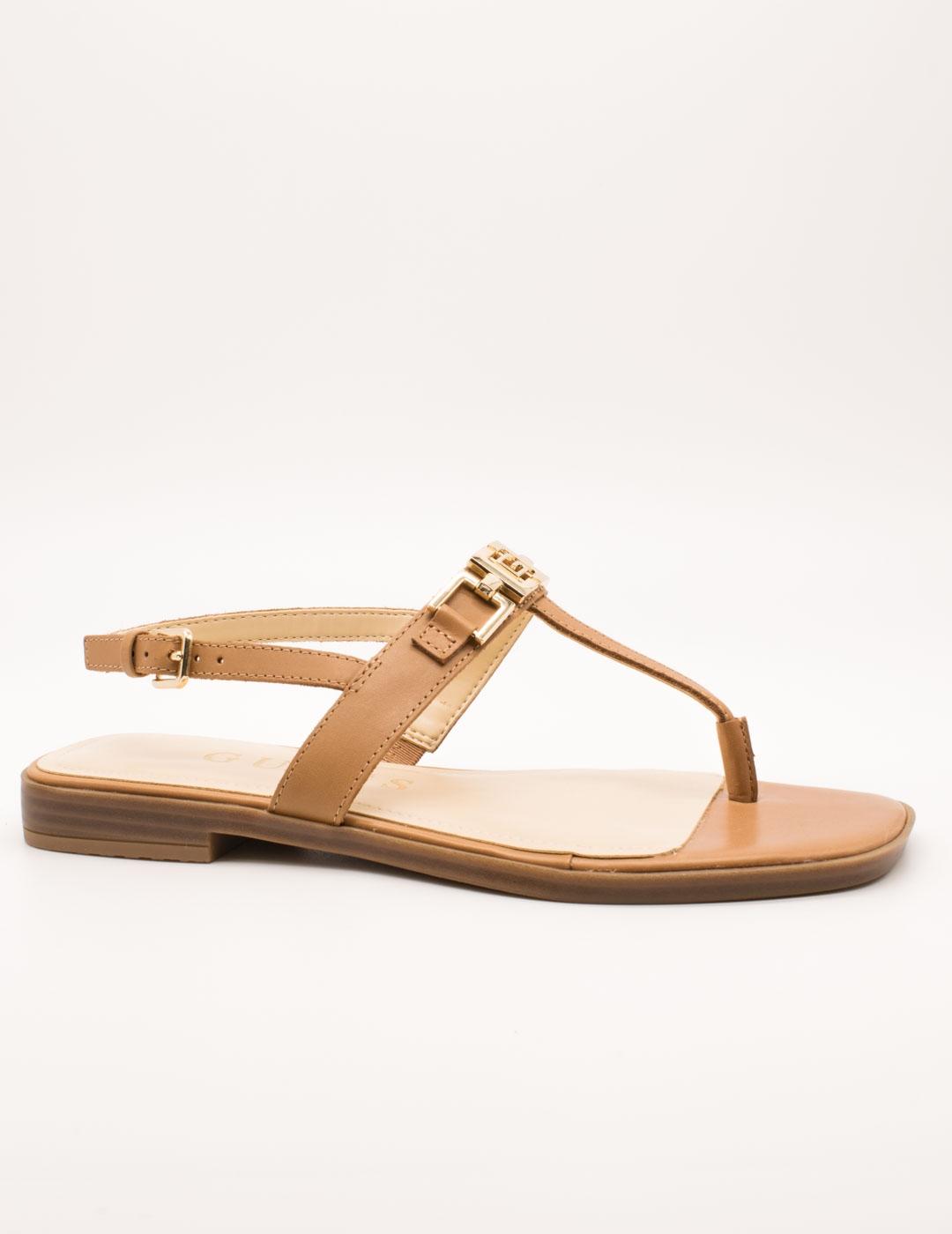 Sandalia Guess FLJREL Reality Tan de Mujer