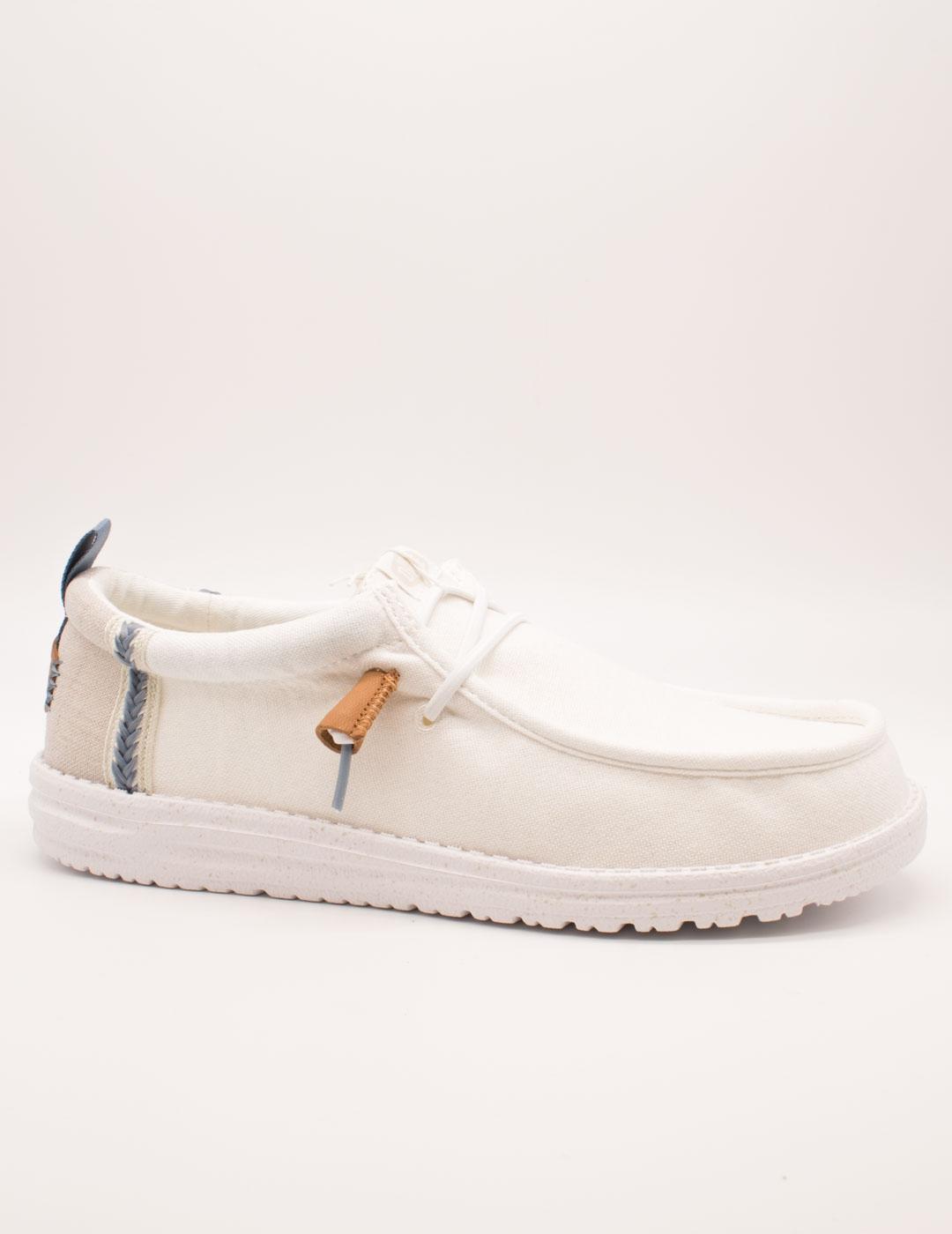 Zapato Hey Dude HD43086-1SO Wally White de Hombre