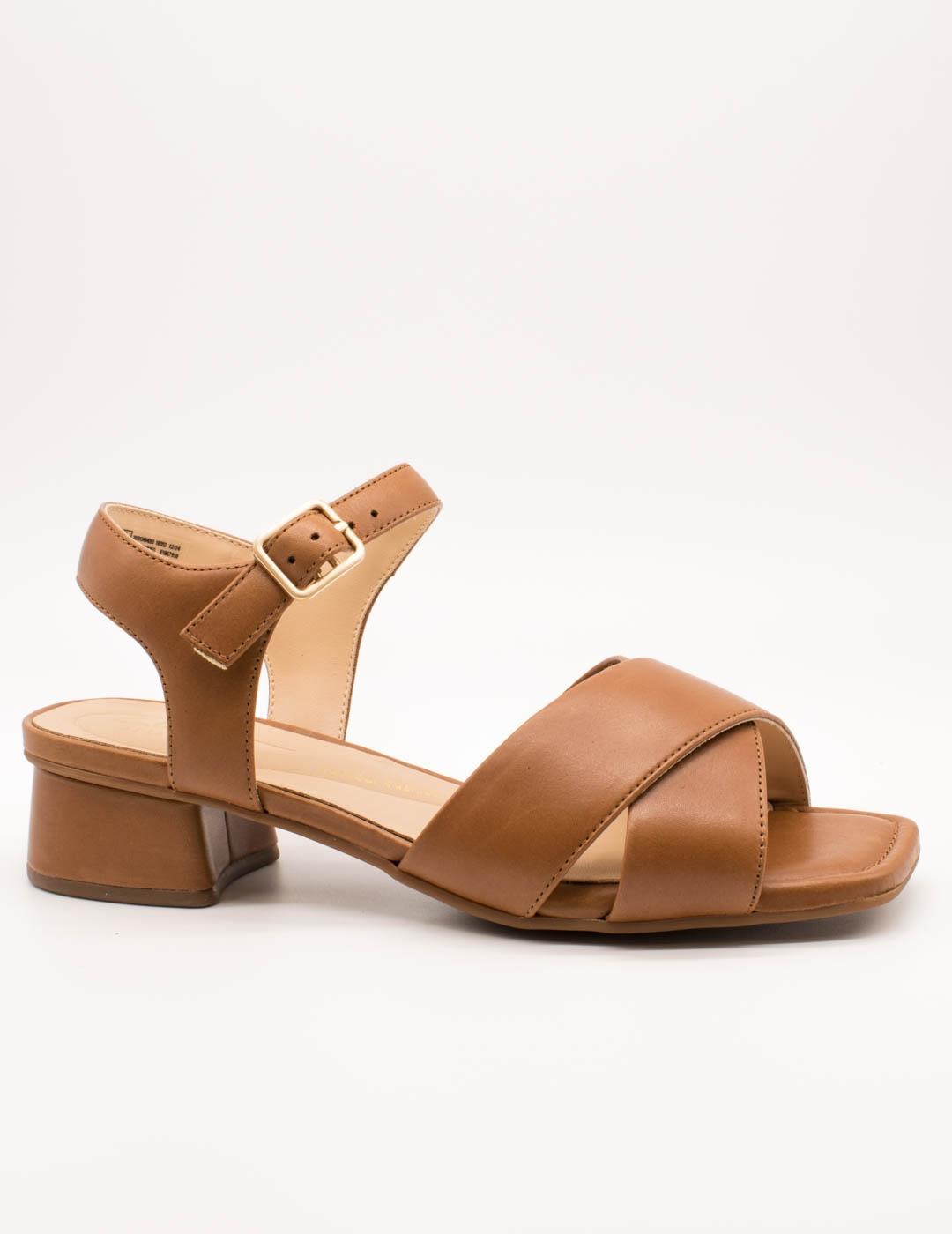 Sandalia Clarks 26181346 Serina35 Cross Tan de Mujer