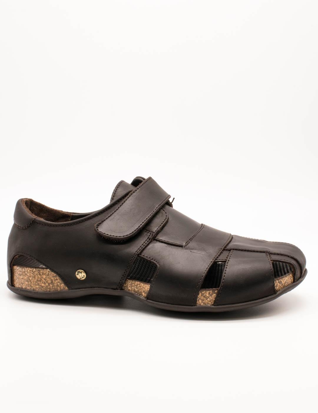 Sandalia Panama Jack Fletcher Basics C1 Marrón de Hombre