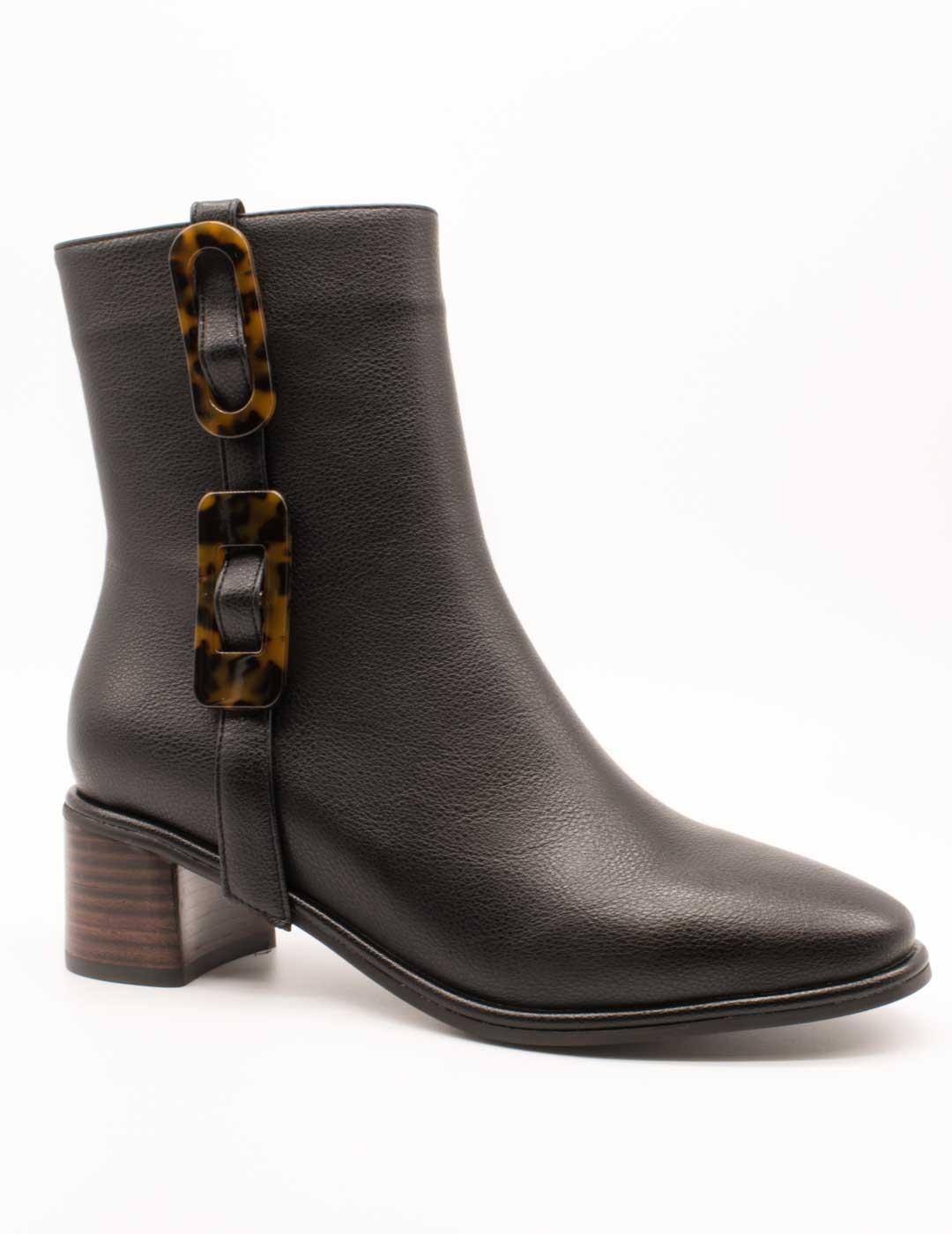 Botín Noa Harmon 010048-0006 Solene Negro de Mujer