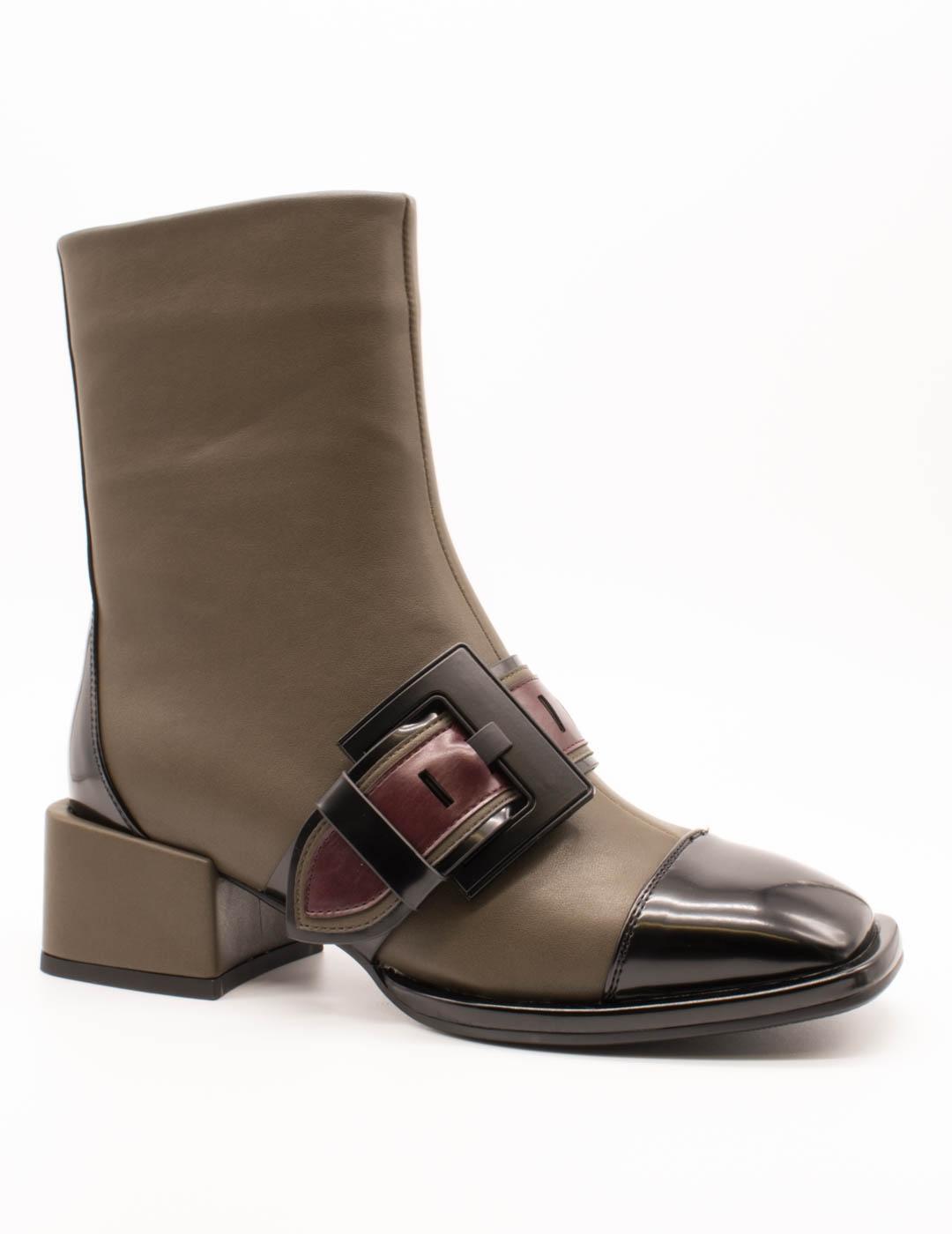 Botín Noa Harmon 010043-0M33 Borgo Multi Kaki de Mujer