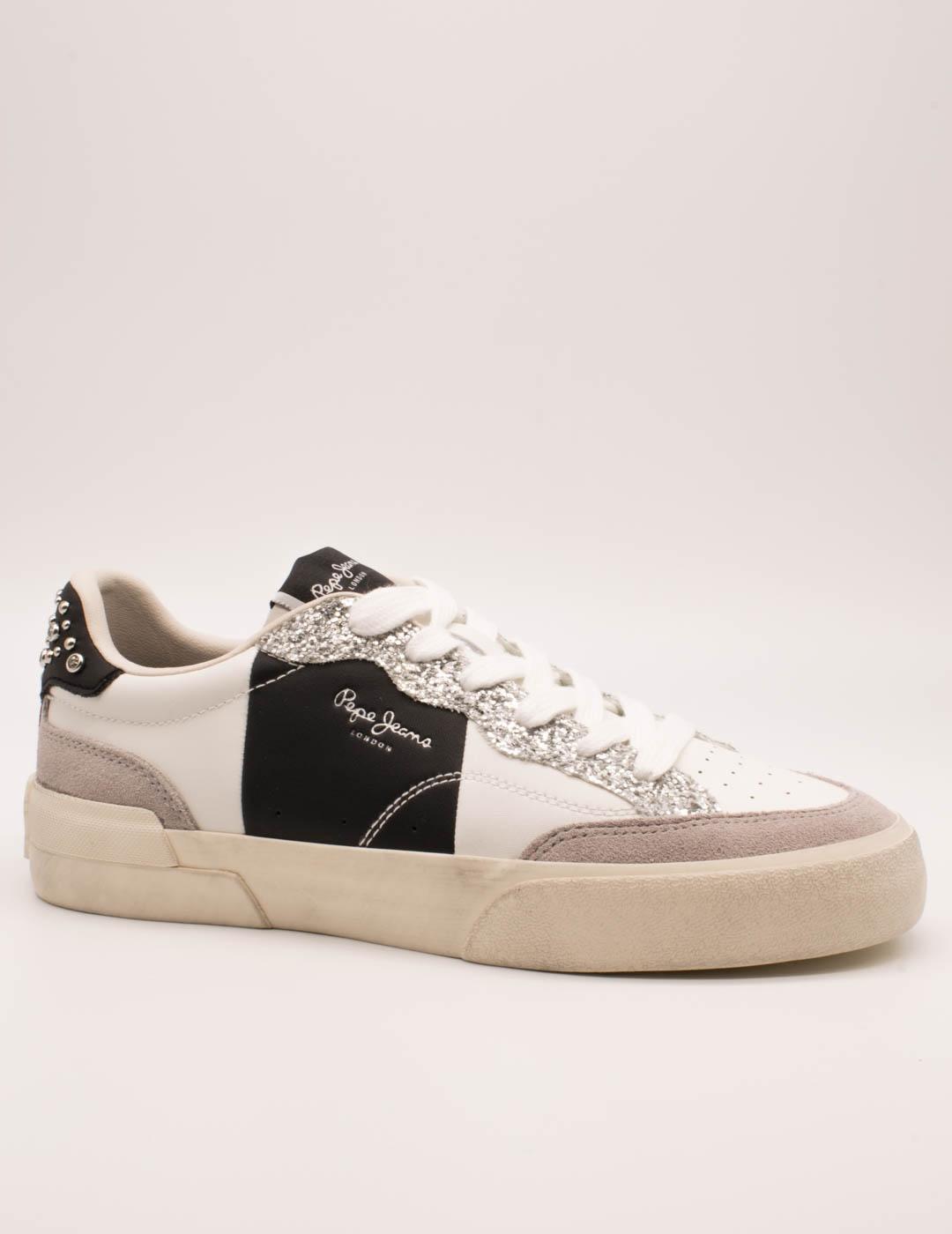 Deportivo Pepe Jeans PLS300006-914 Milan Silver de Mujer