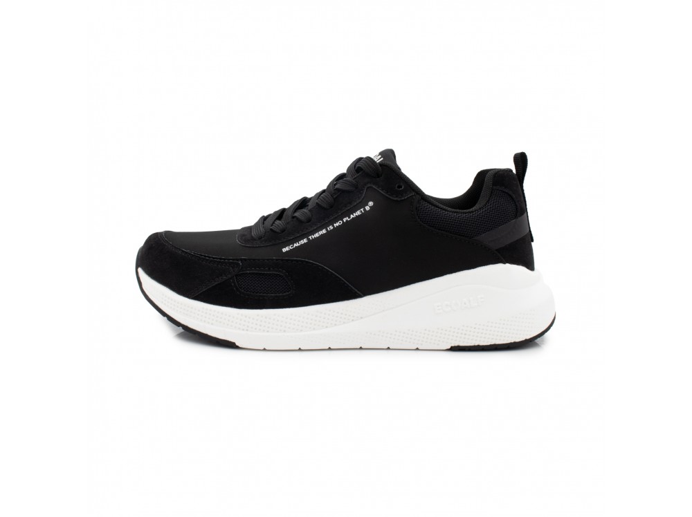 Zapatilla deportiva negra con cordón ANAIALF Ecoalf