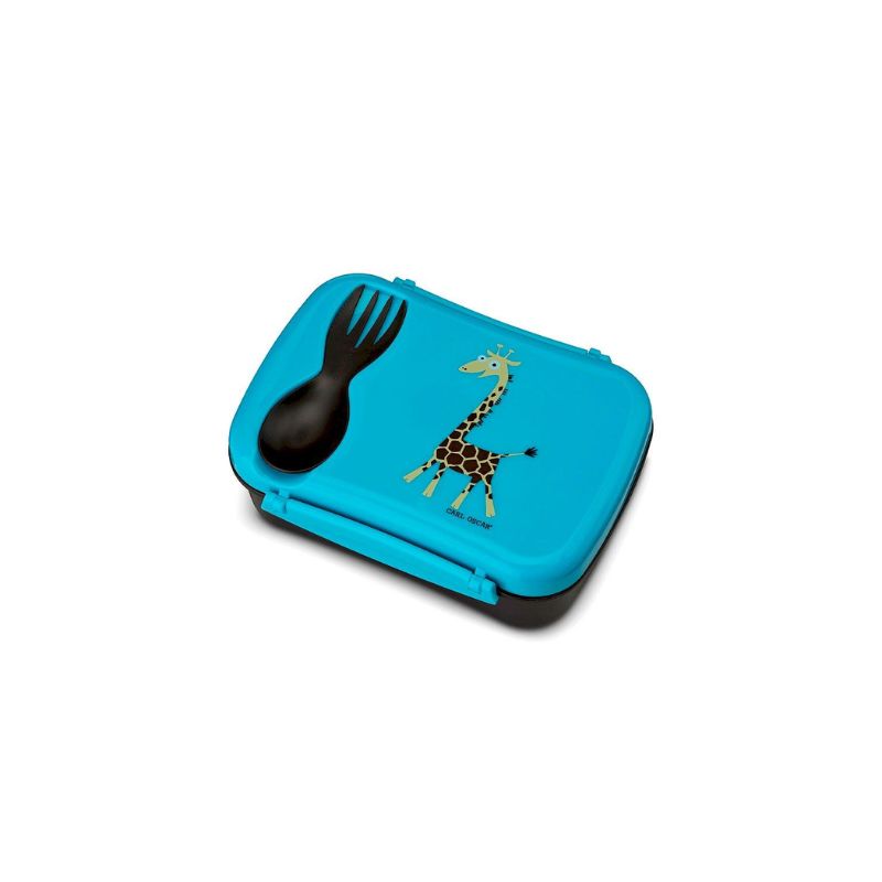 Caja de Almuerzo N'ice Box Kids Jirafa Turquoise